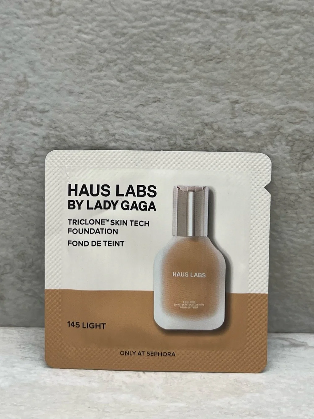 ⚡️ $1 Haus Labs By Lady Gaga Triclone Foundation in 145 Light Sample Packet